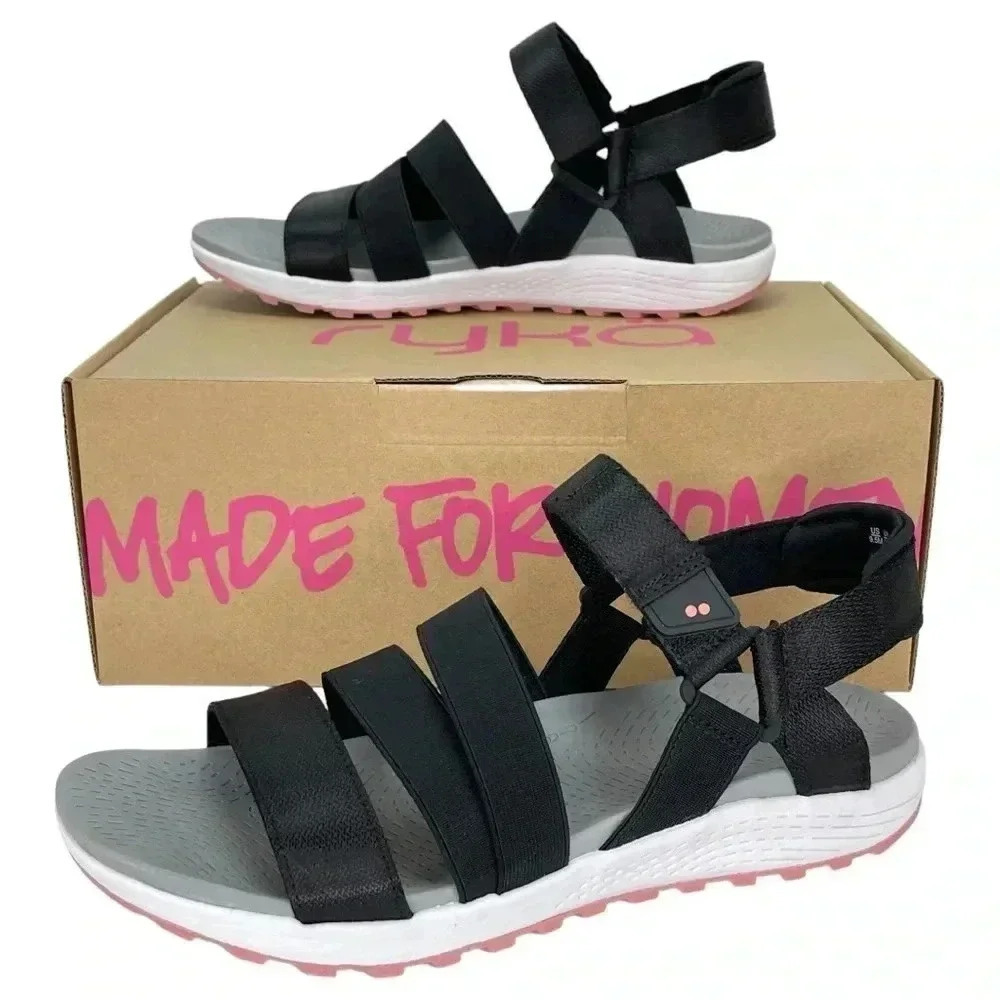 RYKA Keystone Womens Trail Ready Durable Traction Indoor Outdoor Sandals Size 6M - Picture 1 of 13